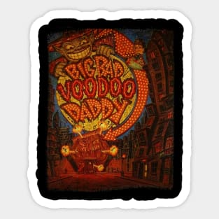 80s Classic Big Bad Voodoo Daddy Sticker